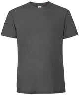 Fruit of the Loom Iconic 195 ringspun premium T Light Graphite - S - T-Shirts