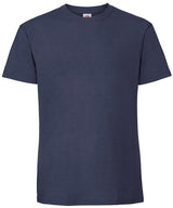 Fruit of the Loom Iconic 195 ringspun premium T Navy - S - T-Shirts