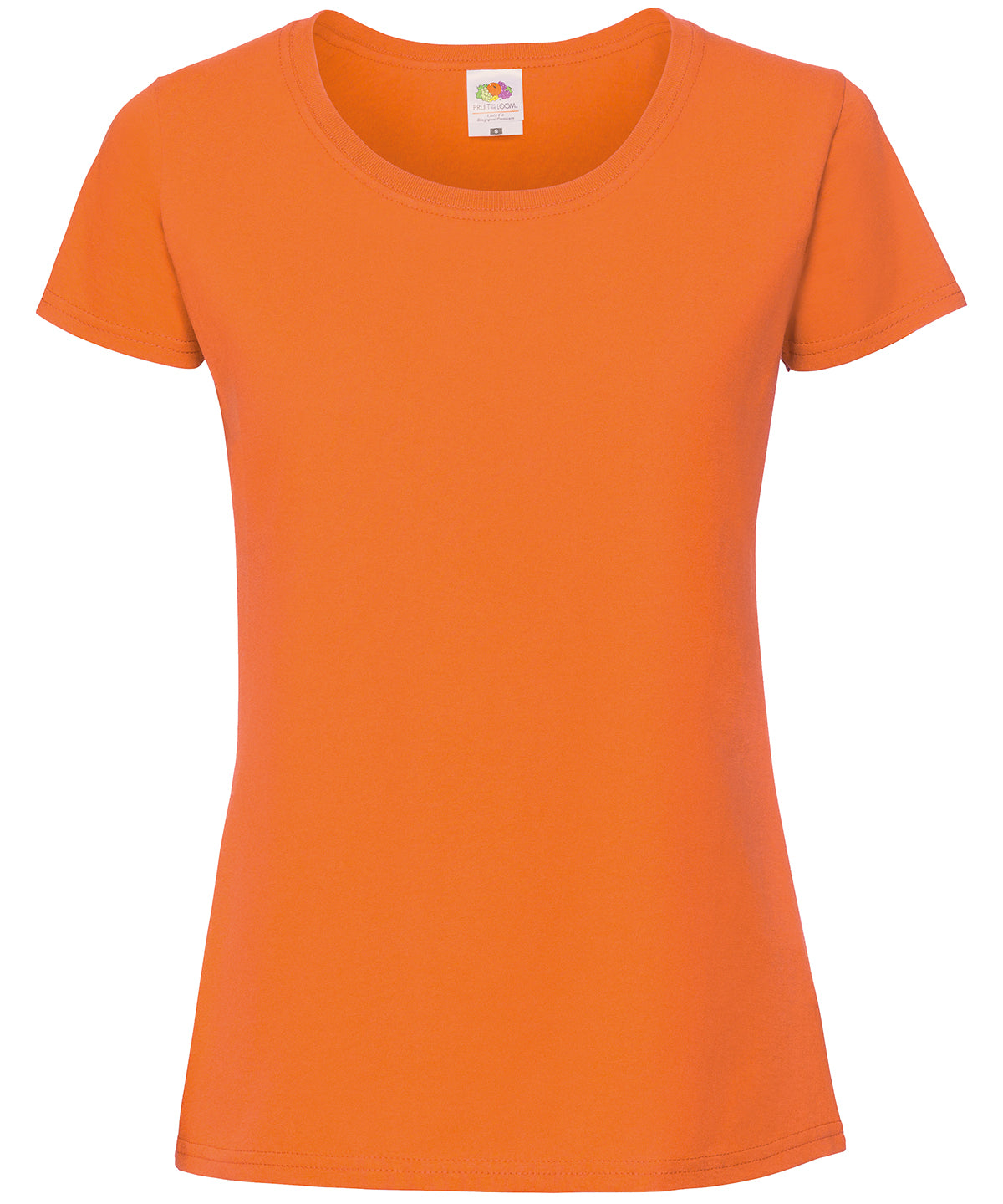 Fruit of the Loom Womens Iconic 195 ringspun premium t-shirt Orange