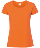 Fruit of the Loom Womens Iconic 195 ringspun premium t-shirt Orange - XS - T-Shirts