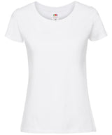 Fruit of the Loom Womens Iconic 195 ringspun premium t-shirt White - XS - T-Shirts