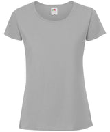 Fruit of the Loom Womens Iconic 195 ringspun premium t-shirt Zinc - XS - T-Shirts