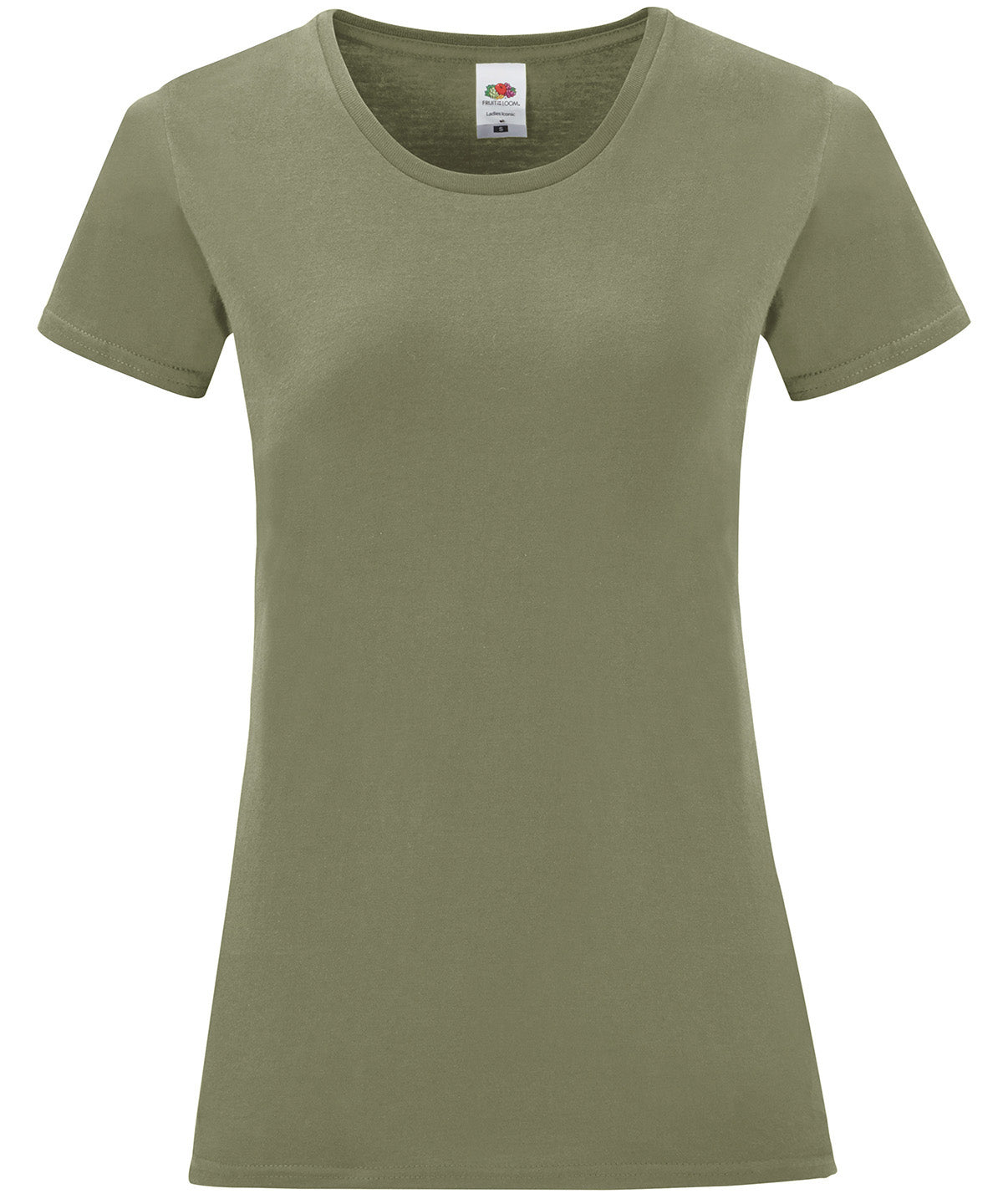 Fruit of the Loom Womens iconic T Classic Olive