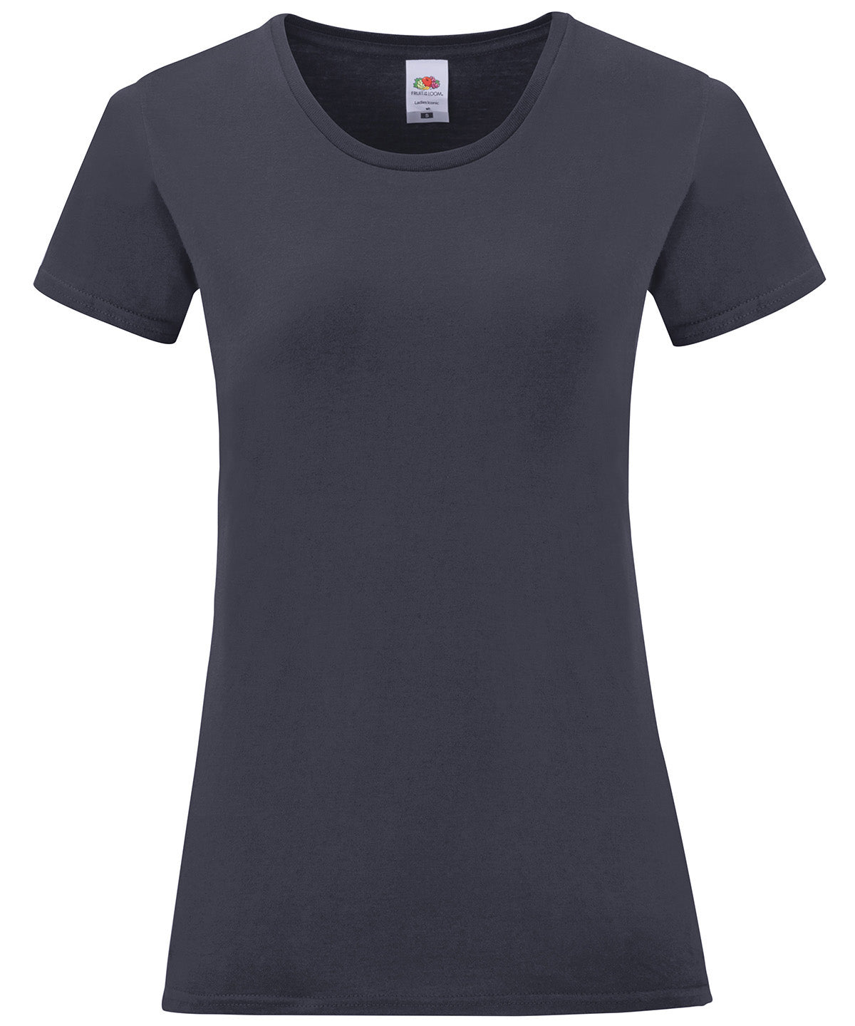 Fruit of the Loom Womens iconic T Deep Navy