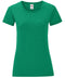 Fruit of the Loom Womens iconic T Heather Green