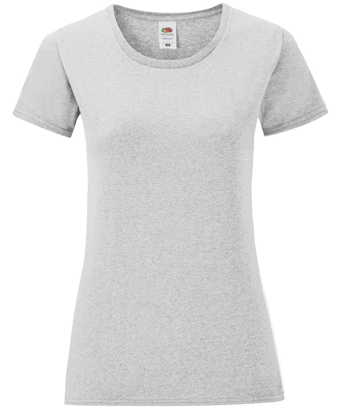 Fruit of the Loom Womens iconic T Heather Grey