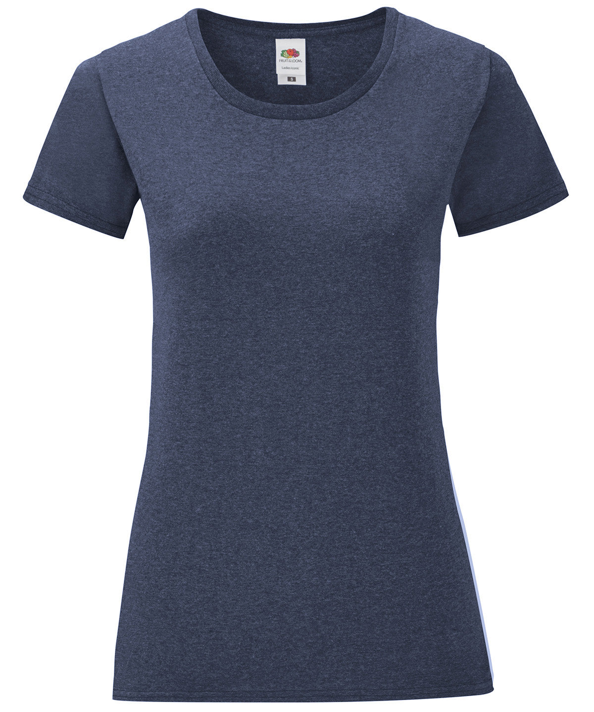 Fruit of the Loom Womens iconic T Heather Navy