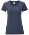 Fruit of the Loom Womens iconic T Heather Navy