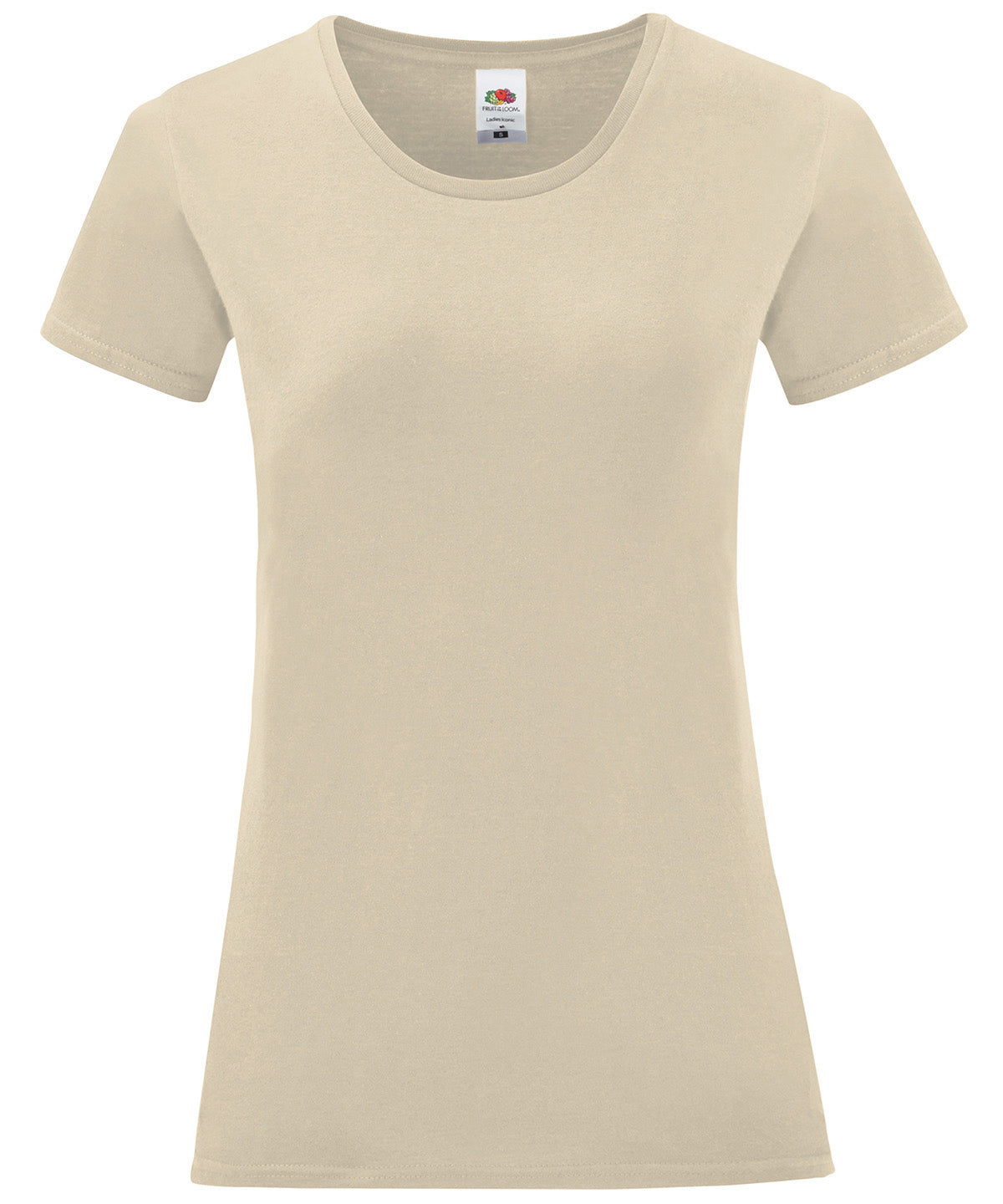 Fruit of the Loom Womens iconic T Natural