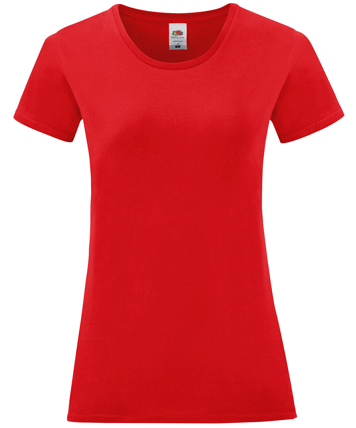 Fruit of the Loom Womens iconic T Red