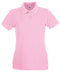 Fruit of the Loom Womens premium polo Light Pink
