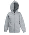 Fruit of the Loom Kids premium hooded sweatshirt jacket