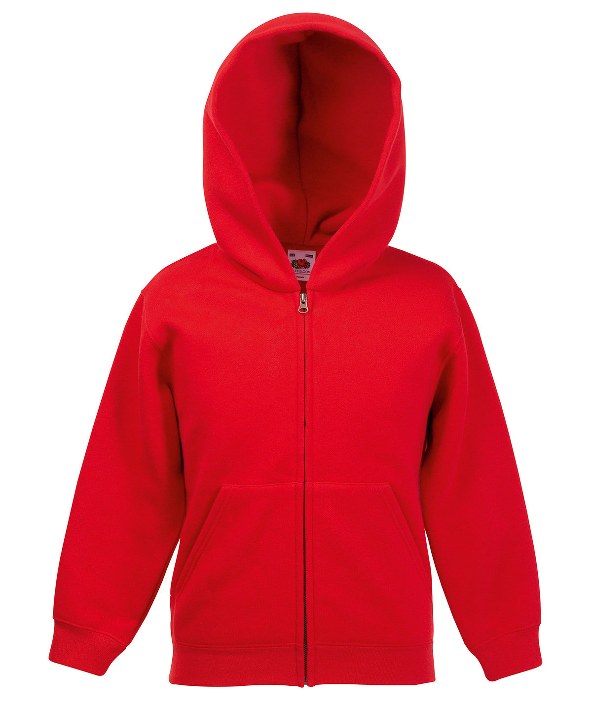 Fruit of the Loom Kids premium hooded sweatshirt jacket