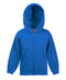 Fruit of the Loom Kids premium hooded sweatshirt jacket