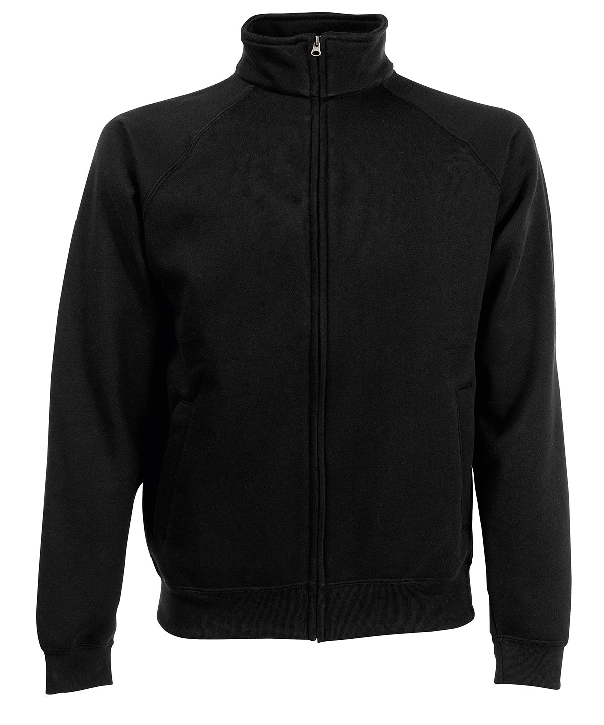 Fruit of the Loom Premium 70/30 sweatshirt jacket - Black / S - Sweatshirts