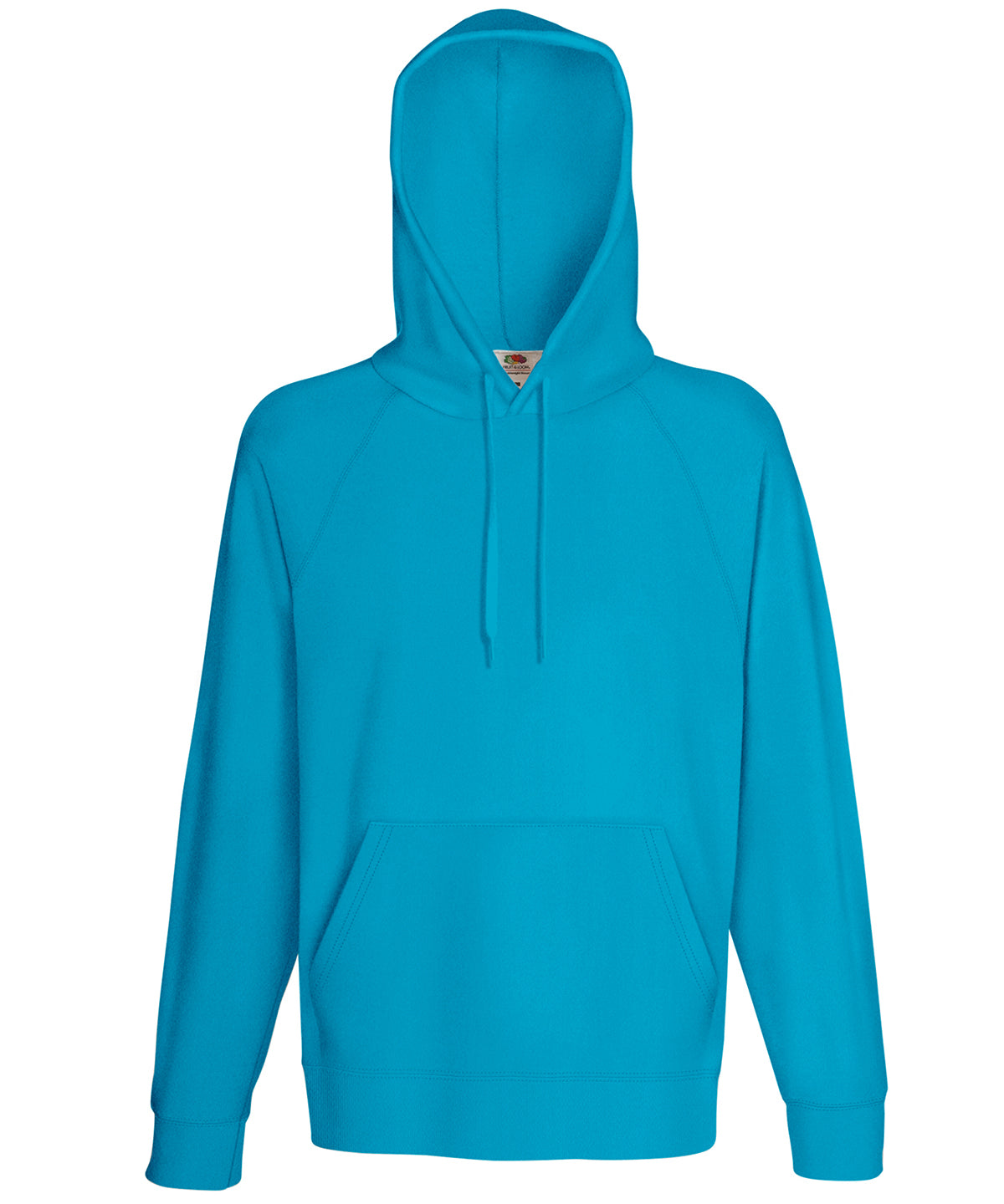 Fruit of the Loom Lightweight hooded sweatshirt - Azure Blue / S - Hoodies