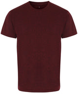 TriDri Performance T-Shirt Burgundy/ Black Melange - S - T-Shirts