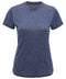 TriDri Womens Performance T-Shirt Blue Melange