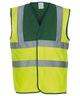 Yoko Hi-Vis 2-Band-And-Braces Waistcoat - Paramedic Green/Yellow / S - Vest: Yellow