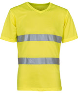 Yoko Hi-Vis Top Cool Super Light V-Neck T-Shirt