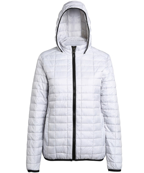 2786 Womens honeycomb hooded jacket