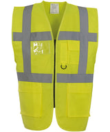 Yoko Multifunctional Executive Hi-Vis Waistcoat - Yellow / S - Vest