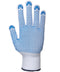 Portwest Nylon polka dot glove