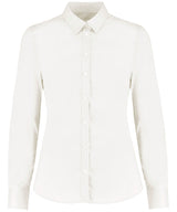 Kustom Kit Women's stretch Oxford shirt long-sleeved