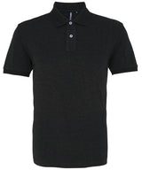 Asquith & Fox Men’s Polo - Heather Black / S - Shirts