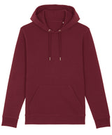 Stanley/Stella Unisex Cruiser Iconic 2.0 Hoodie Sweatshirt - Burgundy / XXS / 85% organic cotton and 15% recycled