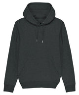 Stanley/Stella Unisex Cruiser Iconic 2.0 Hoodie Sweatshirt - Dark Heather Grey / XXS / 85% organic cotton and 15%