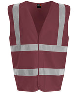 ProRTX High Visibility Waistcoat Unisex - Maroon / S - Safety Vests