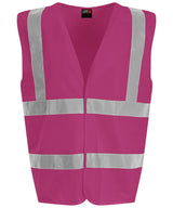 ProRTX High Visibility Waistcoat Unisex - Raspberry / S - Safety Vests