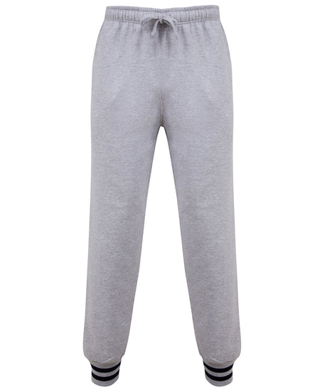 Front Row Joggers with striped cuffs