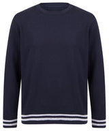 Front Row Sweatshirt with striped cuffs