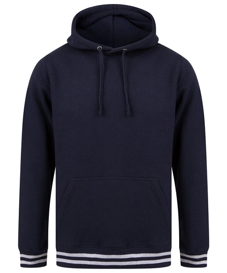Front Row Hoodie with striped cuffs