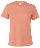 Bella Canvas Womens relaxed Jersey short sleeve tee Heather Sunset - S - T-Shirts