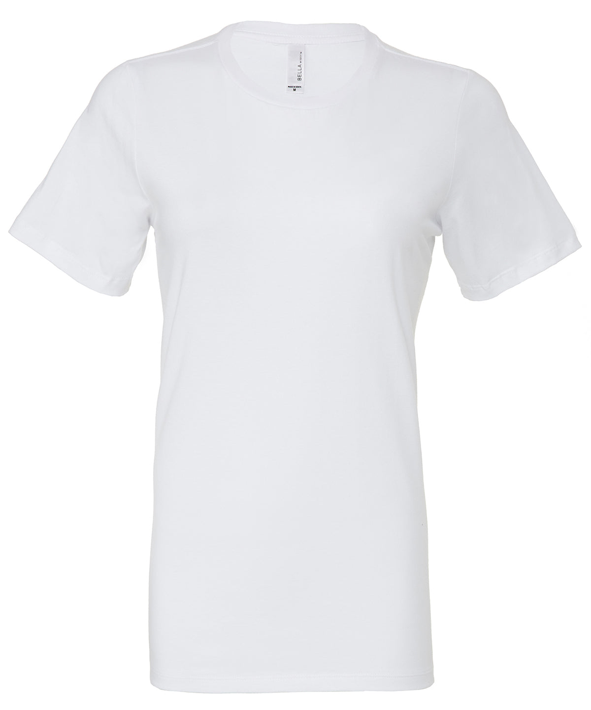 Bella Canvas Womens relaxed Jersey short sleeve tee White