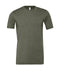Bella Canvas Unisex heather CVC short sleeve t-shirt Heather Military Green