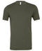 Bella Canvas Unisex triblend crew neck t-shirt Military Green Triblend