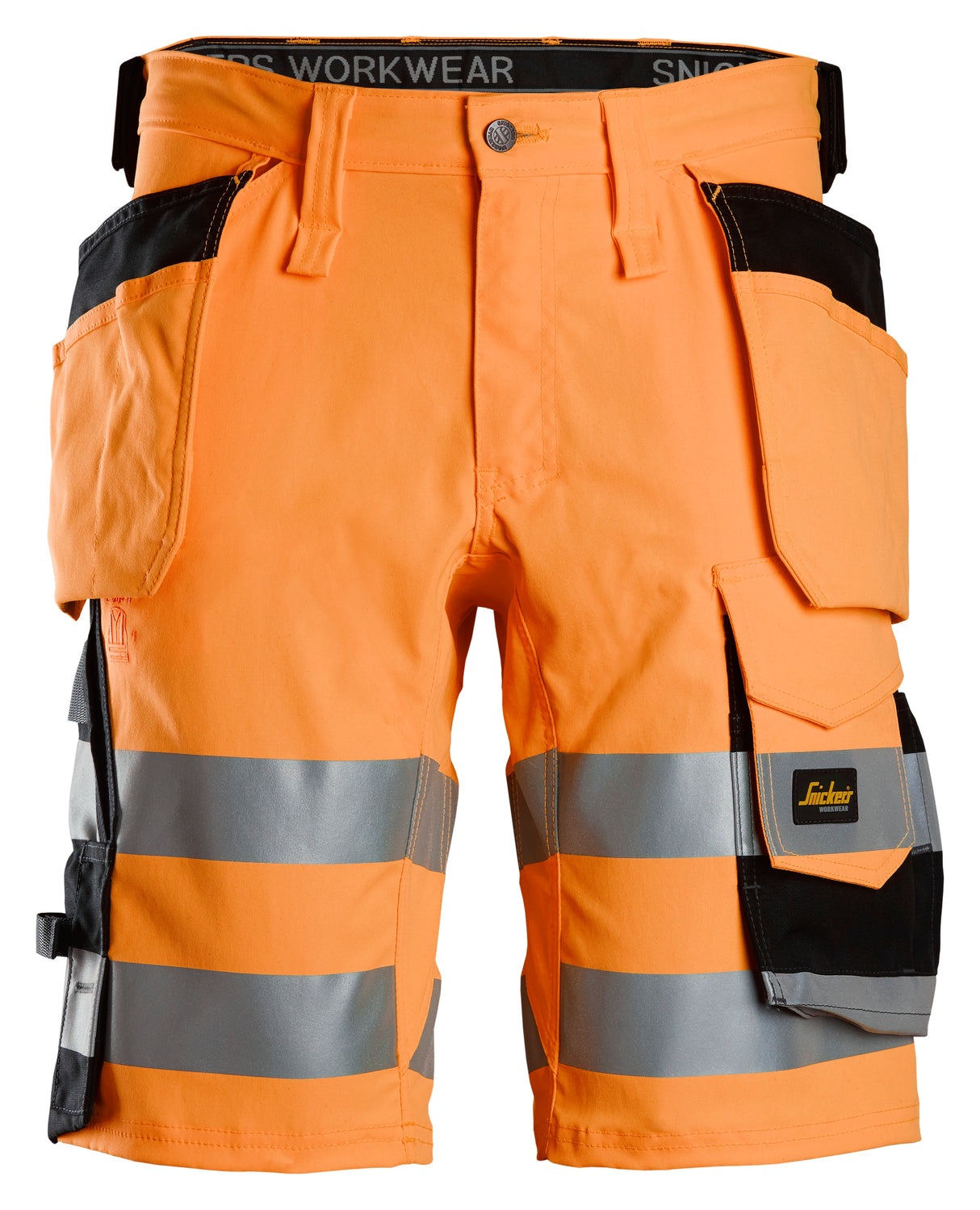 Snickers 6135 Hi-vis Class 1 Stretch Shorts Holster Pockets