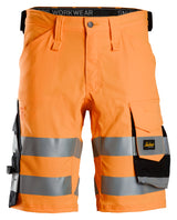 Snickers 6136 Hi-vis Class 1 Stretch Shorts