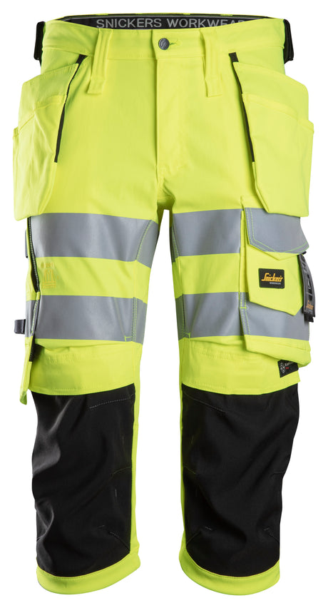 Snickers 6138 Hi-vis Class 2 Stretch Pirates Holster Pockets