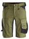 Snickers 6143 Allroundwork Stretch Shorts Khaki Green\Black