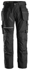 Snickers 6214 Ruffwork Canvas Trousers Holster pocket Black\Black
