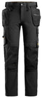 Snickers 6271 Allroundwork Stretch Trousers Holster pocket Black\Black
