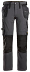 Snickers 6241 Allroundwork Stretch Trousers Holster pocket Steel Grey\Black