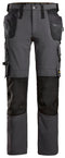 Snickers 6271 Allroundwork Stretch Trousers Holster pocket Steel grey\Black