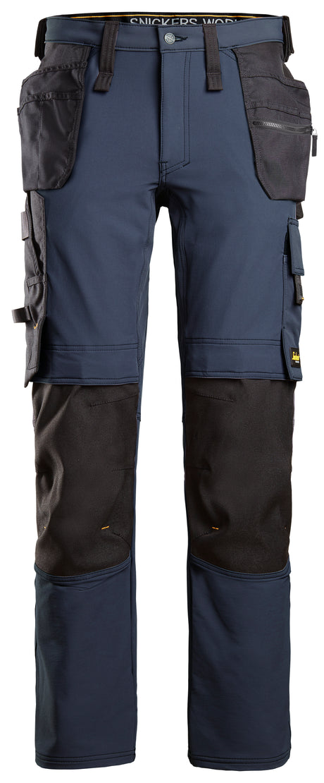 Snickers 6241 Allroundwork Stretch Trousers Holster pocket Navy\Black
