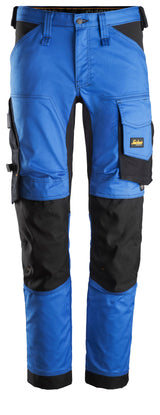 Snickers 6341 Allroundwork Stretch Trousers True Blue\Black - Regular / 30 (44)